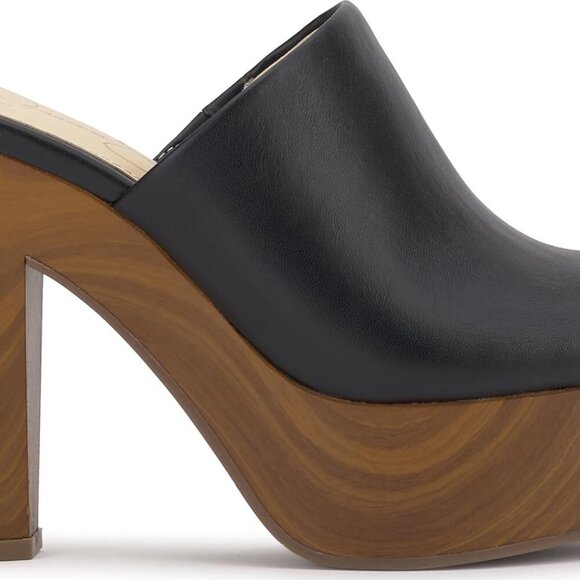 Women's Faux Leather Platform Sandals Size 7 Rubber Sole Open Toe Slip On - Picture 6 of 7